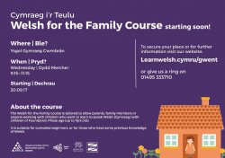Welsh lessons for parents / guardians: