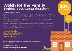 Welsh lessons for the family: